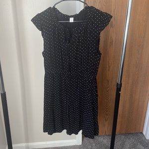 Petite polka dot dress